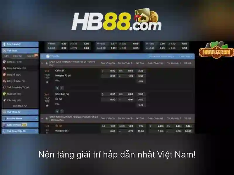 Giao diện nhà cái hoàn hảo